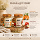 Pure Source India Scented Jar Candle Set of 2 (Apple Spice & Mandarin) | 150g Each | Premium Wax Candles | 35-40 Hours Burn Time | Aromatherapy Candles for Home Decor, Diwali, Bedroom, Spa & Gifts