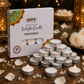 Pure Source India Scented Jasmine Tea Light Candles, Pack of 25 | Fragrance Tealight Candles for Home Decor, Pooja, Meditation, Diwali, Parties, Spa & Aromatherapy | Decorative Long-Lasting Candles