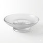Pure Source India Glass Soap Dish for Bathroom or Kitchen, Forstater Round (3.25 cm)