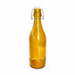 Pure Source India Premium 250ml Glass Water Bottle with Airtight Flip Top Cap | Leakproof & Reusable Bottle for Water, Juice, Oil, Vinegar