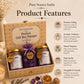 Pure Source India Luxury Festive Gift Box Hamper with Rosemary Scented Candles & Purple Potpourri