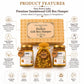Pure Source India Luxury Festive Gift Box Hamper with Sandalwood Scented Candles & Yellow Potpourri| Premium Gift Set