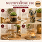 Pure Source India Premium Apple Spice Scented Wax Candle, 150 g | 35–40 Hours Long Burn Time | Aromatherapy Jar Candle for Home Fragrance, Home Decor, Diwali, Raksha Bandhan, Office, Spa & Gifting