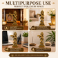 Pure Source India Pure Brass Lord Krishna Idol with Flute (7.5 cm) | Shree Lord Krishna Statue for Home Decor, Office Desk | Gift for House Warming (106 gm)