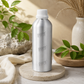 Pure Source India Aluminum Empty Bottle 500ml with Inner Lid & Cap – Ideal for Essential Oils, Oil Blends, Cosmetics and Liquid Storage