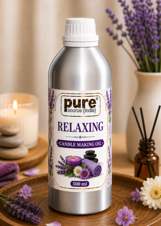 Pure Source India  Candle Making Fragrance Oil – Scented Oil for Soy Wax, Paraffin Wax, Gel Candles & DIY Candle Making – 500 ml