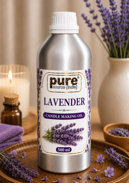 Pure Source India  Candle Making Fragrance Oil – Scented Oil for Soy Wax, Paraffin Wax, Gel Candles & DIY Candle Making – 500 ml