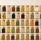 Pure Source India 150gm, Square Glass Jar with Gold Lug Cap | Airtight Food Storage Jar for Honey, Jam, Pickles, Spices & Preserves