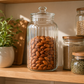 Pure Source India 3 Ltr Glass Jar Container With Air Tight Lid, Capacity