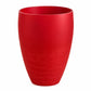 Pure Source India Red Flower Vase for Home Décor | Decorative Tabletop Planter for Living Room & Dining Table