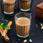 Pure Source India Glass Tea Cup Cutting Chai Glass, Coffee for Home Decor/Kitchen/Resturant (120ml)