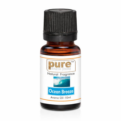 Pure Source India Ocean Breeze Aroma Oil | Premium Fragrance Oil for Diffuser, Aromatherapy, Meditation, Candles, Soap Making, Humidifier & Home Air Freshener
