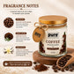 Pure Source India Premium Coffee Scented Wax Candle, 150 g | 35–40 Hours Long Burn Time | Aromatherapy Jar Candle for Home Fragrance, Home Decor, Diwali, Raksha Bandhan, Office, Spa & Gifting