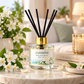 Pure Source India Jasmine Reed Diffuser Oil Set 100ml With  6 Rattan Reed Sticks – Premium Aromatherapy Home Fragrance with Glass Bottle |Air Freshener for Home, Bedroom & Office | Ideal for Gifting