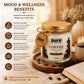 Pure Source India Premium Coffee Scented Wax Candle, 150 g | 35–40 Hours Long Burn Time | Aromatherapy Jar Candle for Home Fragrance, Home Decor, Diwali, Raksha Bandhan, Office, Spa & Gifting