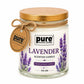 Pure Source India Premium Lavender Scented Wax Candle, 150 g | 35–40 Hours Long Burn Time | Aromatherapy Jar Candle for Home Fragrance, Home Decor, Diwali, Raksha Bandhan, Office, Spa & Gifting