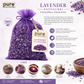 Pure Source India 130gm Scented Lavender Potpourri – Decorative Fragrant Dried Flower Petals for Home & Gift Use