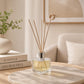 Pure Source India 30 ML Squire Coming with 6 Pcs Sticks Glass Decorative Reed Diffuser Bottle/Glass Vase