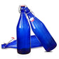 Pure Source India Glass water Bottle Airtight 1000 ml, Blue