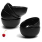 200ml, Black Ceramic Vegetable Bowl