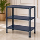 Pure Source India Iron Matte Finish (2 X 1 X 2FT) (3 SHELF) Adjustable Display Rack
