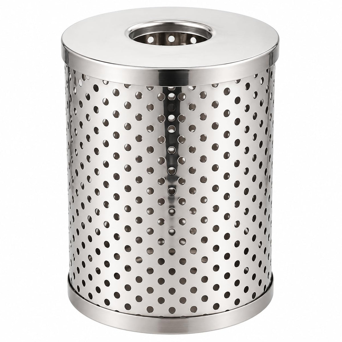 Pure Source India Stainless Steel 4 Inch Wind Protector Cover for Akhand Jyot | Safety Guard for Temple, Puja Room & Outdoor Use