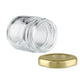 Pure Source India 41 GRM Round Mini Glass Jar with Airtight Cap