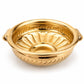 Pure Source India Handmade Brass Urli Bowl for Home Decor & Puja | Decorative Floating Flower Bowl for Entrance, Living Room, Festivals, Diwali Decoration (12 Inch)