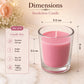 Pure Source India Glass Votive Candles, Pack of 12, (Scented - Apple Cinnamon)