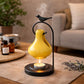 Pure Source India Ceramic Oil Burner with Metal Stand, Hanging Aromatherapy Diffuser, Decorative Bird Design, 9 Inch for Home Décor, Meditation & Gifting