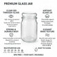 Pure Source India 500 ml Glass Jar Container with Airtight Lid | Wavy Design Storage Jar for Kitchen | Ideal for Dry Fruits, Snacks, Cookies, Spices & Multipurpose Use