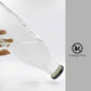 Milk, Water and Juice Glass Bottle With Airtight Black Cap - 1000 Ml (Transparent)
