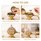 Pure Source India Brass Dhoop Dani for Pooja, Bakhoor & Loban Burner, Heavy Incense Holder with Handle, 8 Inch (600g), Traditional Agarbatti Stand for Home, Temple, Meditation & Festive Decor