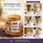 Pure Source India Premium Lavender Scented Wax Candle, 150 g | 35–40 Hours Long Burn Time | Aromatherapy Jar Candle for Home Fragrance, Home Decor, Diwali, Raksha Bandhan, Office, Spa & Gifting