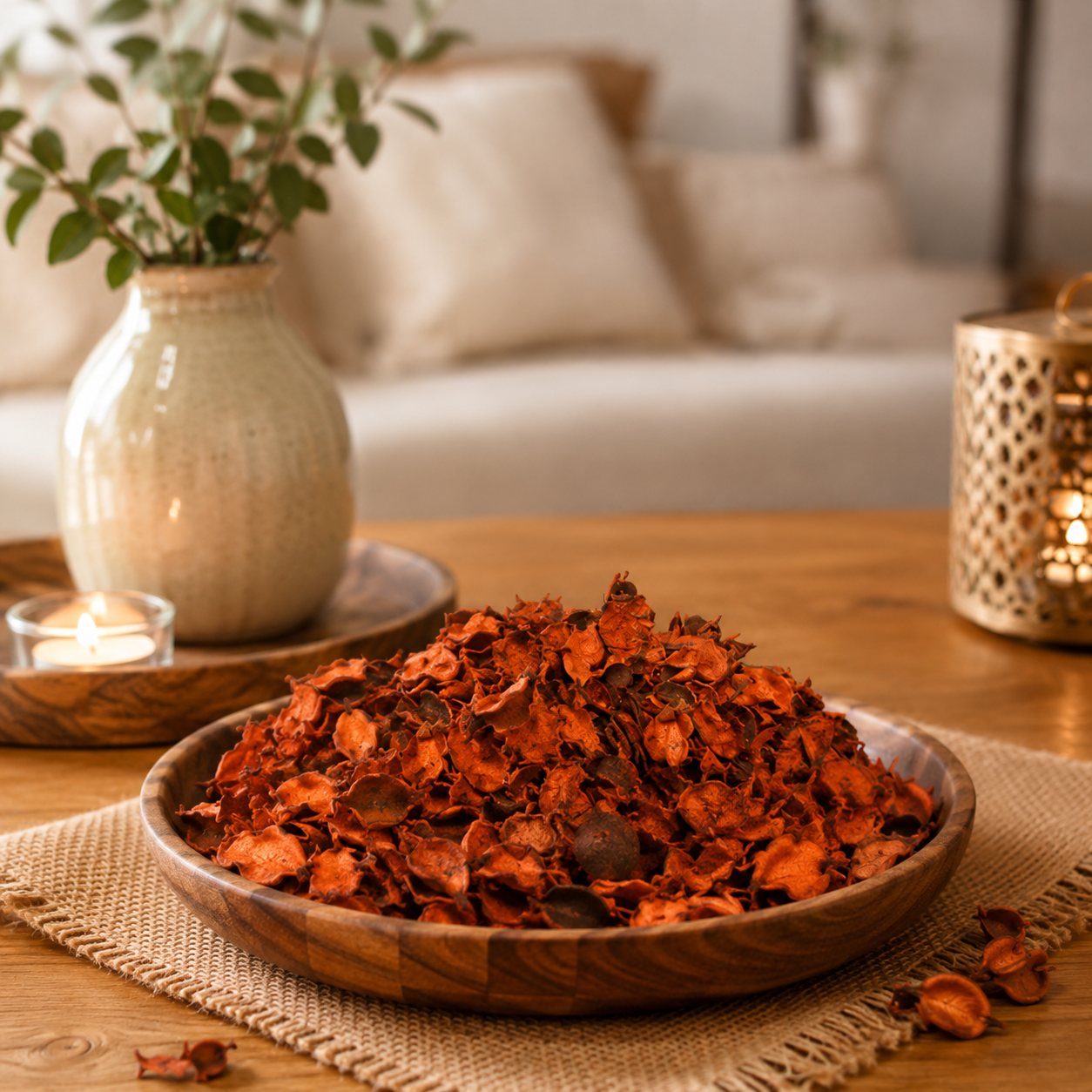 Pure Source India Orange, Potpourri – Natural Dried Flower Fragrance Vanilla | Long Lasting Home Fragrance | Decorative Bowl Filler | Wardrobe & Car Freshener | Essential Oil Infused (Copy)