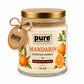 Pure Source India Premium Mandarin Scented Wax Candle, 150 g | 35–40 Hours Long Burn Time | Aromatherapy Jar Candle for Home Fragrance, Home Decor, Diwali, Raksha Bandhan, Office, Spa & Gifting