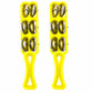 Pure Source India Handheld Plastic Tambourine Pack of 2 | 3-Pair Metal Jingle Percussion Instrument | Ideal for Bhajan, Kirtan, Pooja, Aarti, Garba, Music Practice & Cultural Events | Yellow