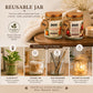 Pure Source India Scented Jar Candle Set of 2 (Apple Spice & Mandarin) | 150g Each | Premium Wax Candles | 35-40 Hours Burn Time | Aromatherapy Candles for Home Decor, Diwali, Bedroom, Spa & Gifts