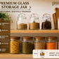 Pure Source India 60ML Spice Jar, Glass Container