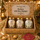 Pure Source India Scented Candle Gift Set of 3 | Coffee, Cedarwood, Pine needle | 75g Each | Fragrance Candles for Home, Living Room & Gifting (Copy)