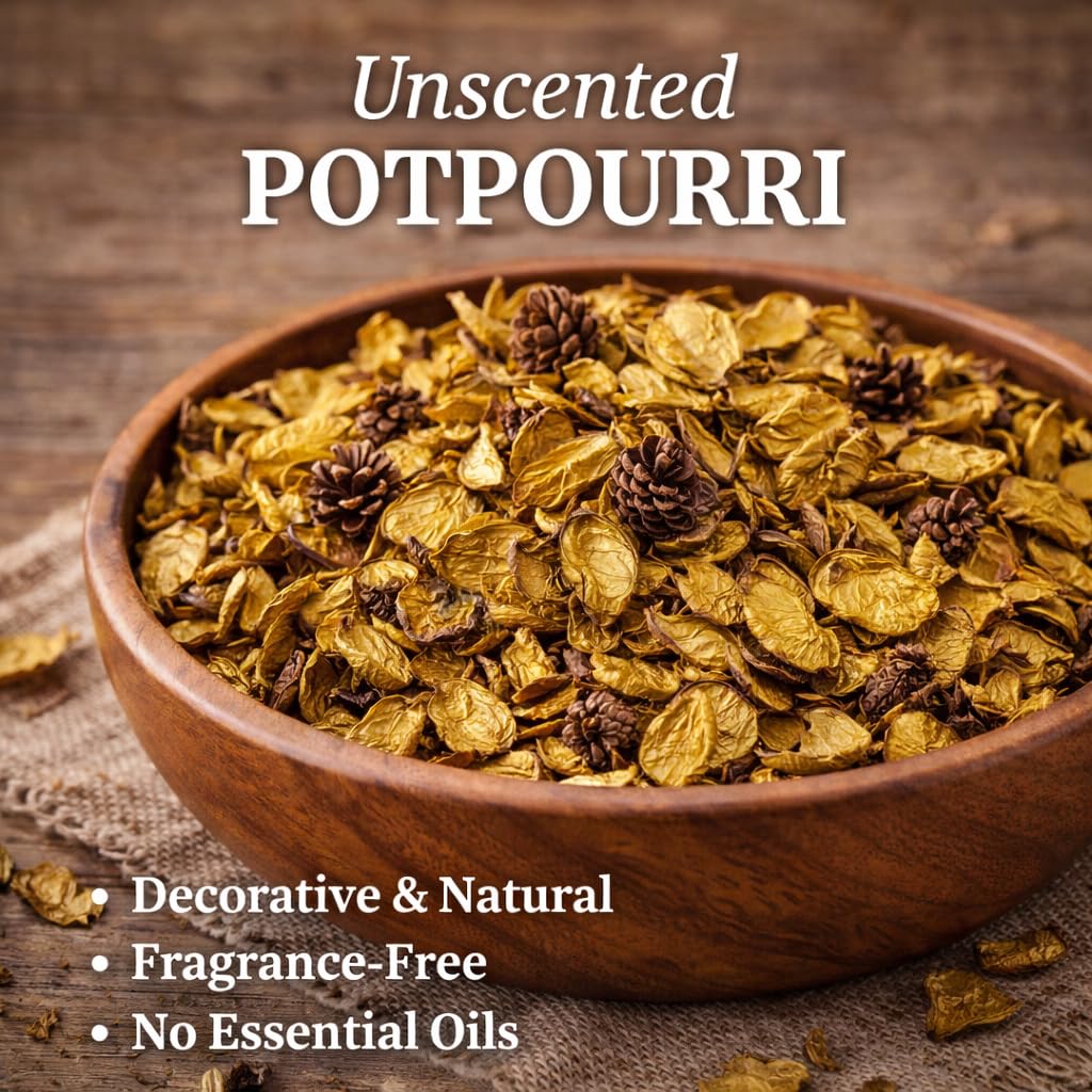 Pure Source India  Yellow  Unscented Potpourri – Natural Dried Flower for Home Décor, Wedding Table Styling, DIY Crafts & Essential Oil Blending