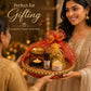 Pure Source India Diwali Gift Set with Brass Aroma Burner, Aroma Oil, Scented Candle & Potpourri Potli | Festive Home Fragrance Gift Hamper