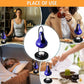 Pure Source India Hanging Ceramic Oil Burner with 4 Tealight Candle & 10 ML Oil