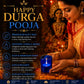 Pure Source India Pack of 6 Tea Light Votive Glass Candle Holders – Perfect for Diwali, Weddings, Spa & Holiday Décor (Blue)