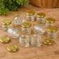 Pure Source India 20 GRM Round Mini Glass Jar with Airtight Cap - 20 Gram