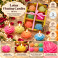 Pure Source India Lotus Floating Candles Set of 6 for Diwali Decor
