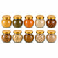 Pure Source India 250ml Glass Matka Shape Storage Jar with Lid | Multipurpose Airtight Container for Spices, Dry Fruits, Pickles, Tea & Kitchen Storage