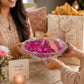 Decorative Glass Potpourri Bowl with Fragrant Potpourri | Ready-to-Gift Shrink Wrapped | Thank You Gift | Home Decor, Center Table, Living Room & Festive Decoration