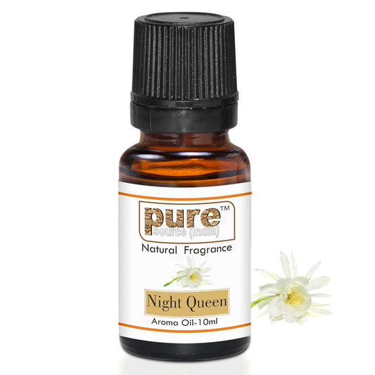 Pure Source India Night Queen Aroma Oil | Premium Fragrance Oil for Diffuser, Aromatherapy, Meditation, Candles, Soap Making, Humidifier & Home Air Freshener