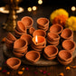 Pure Source India Natural Clay Traditional Diwali Ke Diye | Earthen Clay Diya | Mitti Ka Diva | Diyas for Pooja